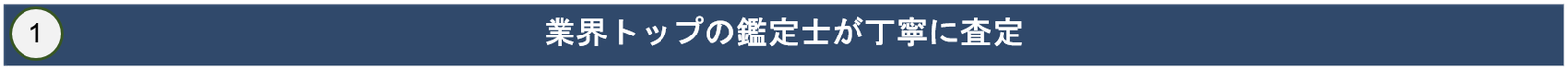 業界トップの鑑定士が丁寧に査定